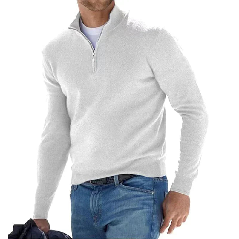 RALPH POLO - Stylish zipper sweater for men (Italian design)