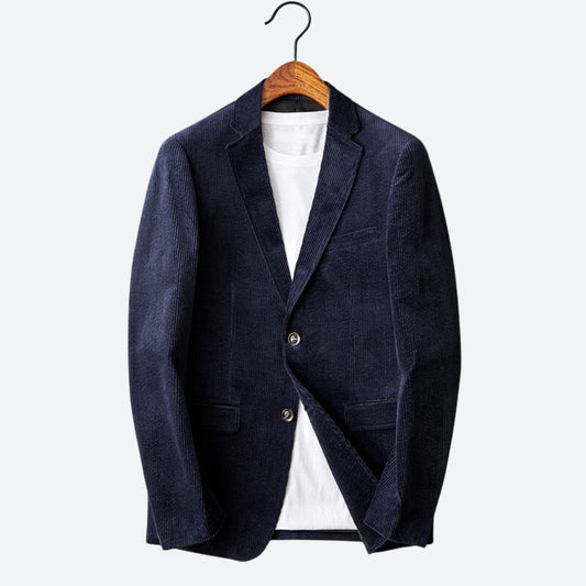 Schicker Blazer aus Samt für Männer – eleganter und luxuriöser Samtblazer, ideal für kühle Herbst- und Wintertage